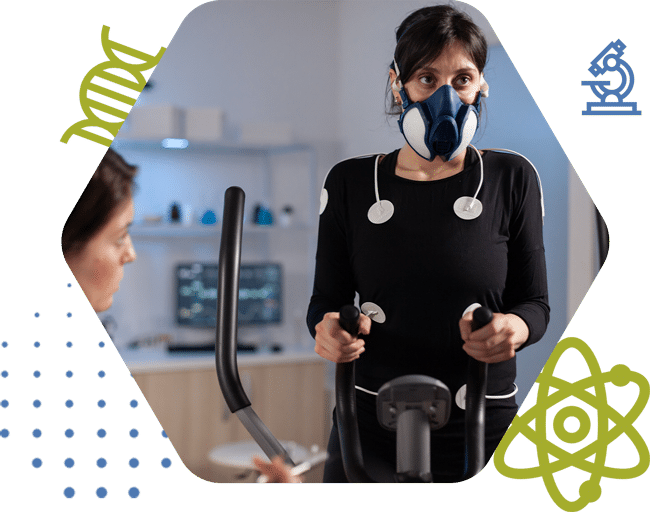 asthma paitent with mask