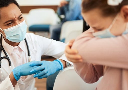 worried black dentist face mask communicating